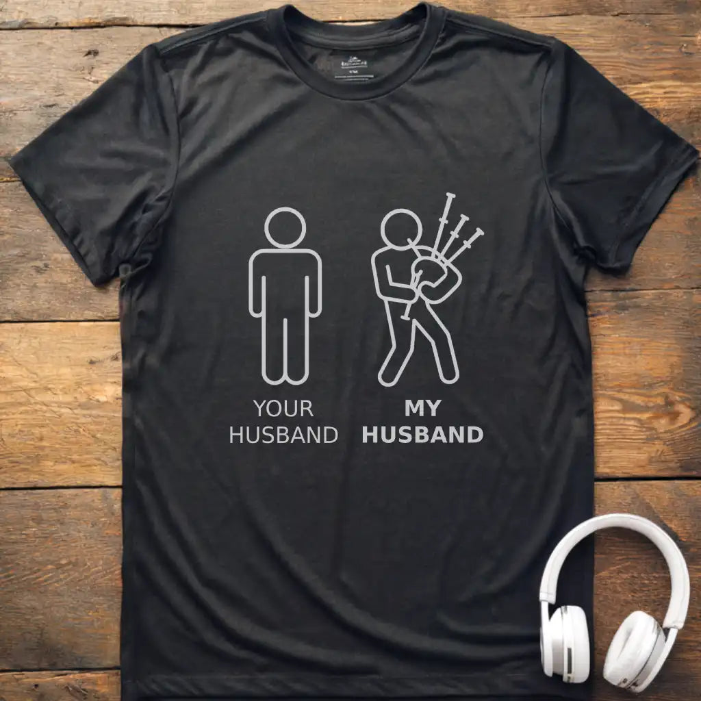 Husband Bagpipes T-Shirt