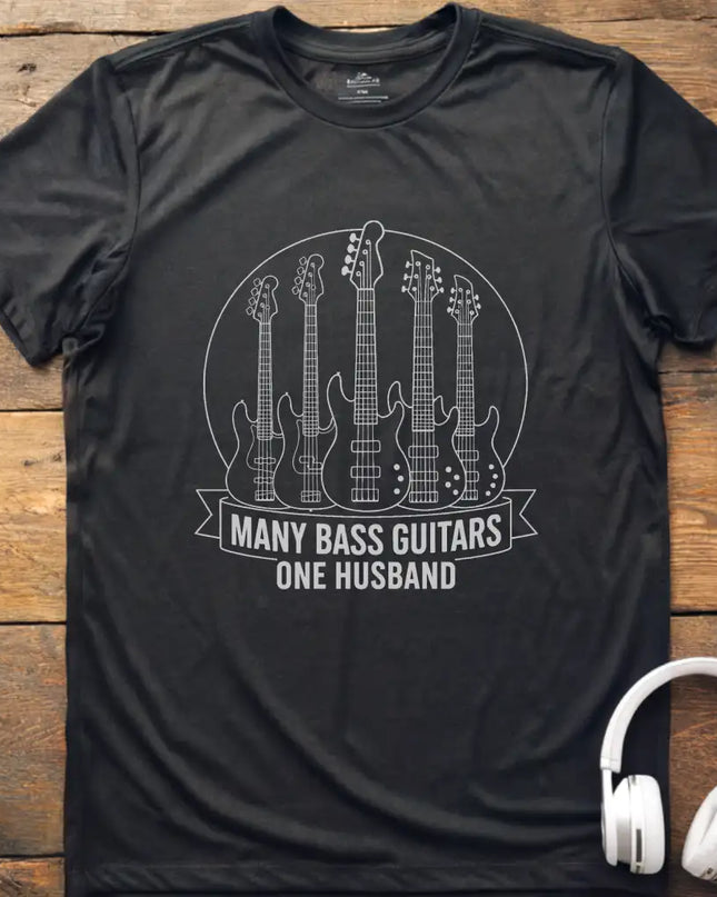 Many Bass Husband T-Shirt