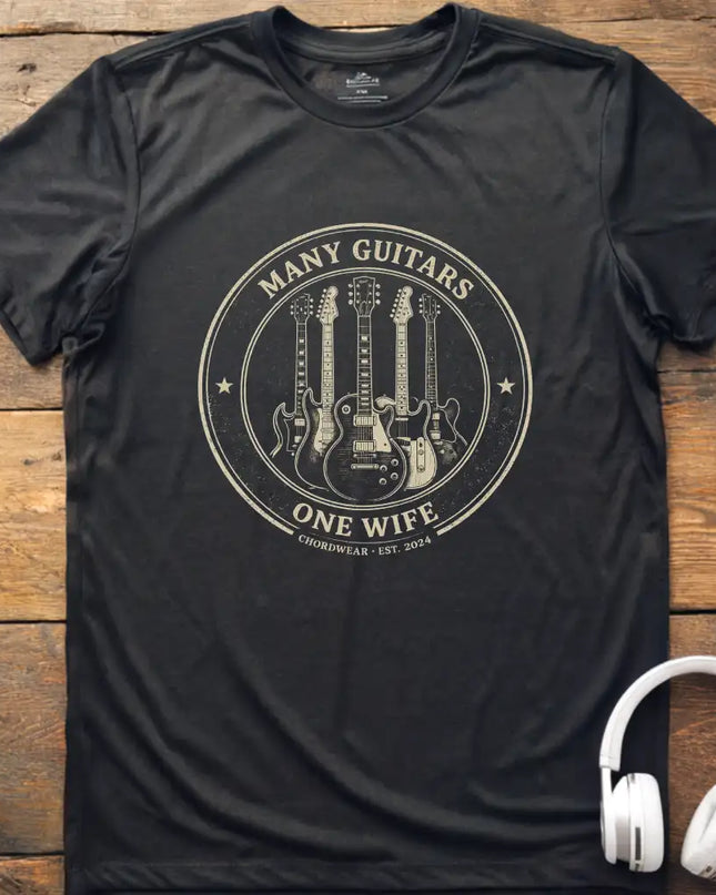 Many Guitars Collectors T-Shirt