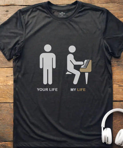 Your Life M Piano T-Shirt