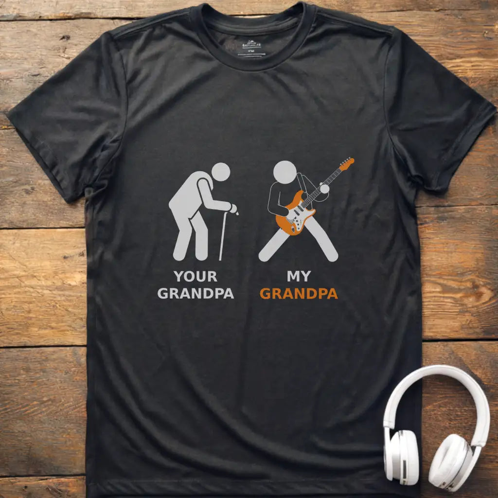 KIDS Grandpa Electric Guitar T-Shirt