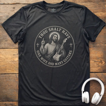 Thou Shalt Many Guitars Wife T-Shirt