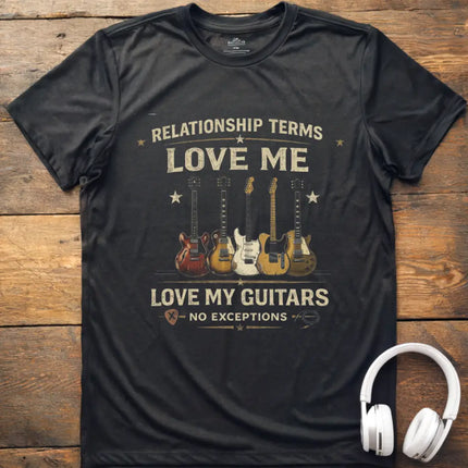 Relationship Terms Guitar T-Shirt