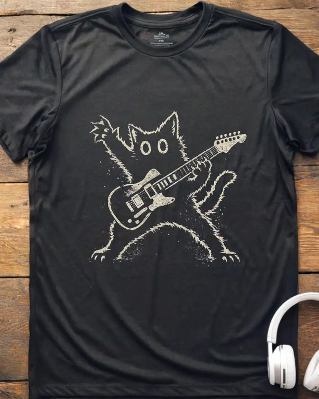 Rock Cat Guitar 2 T-Shirt