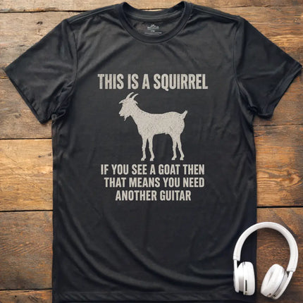 Squirrel Guitar T-Shirt