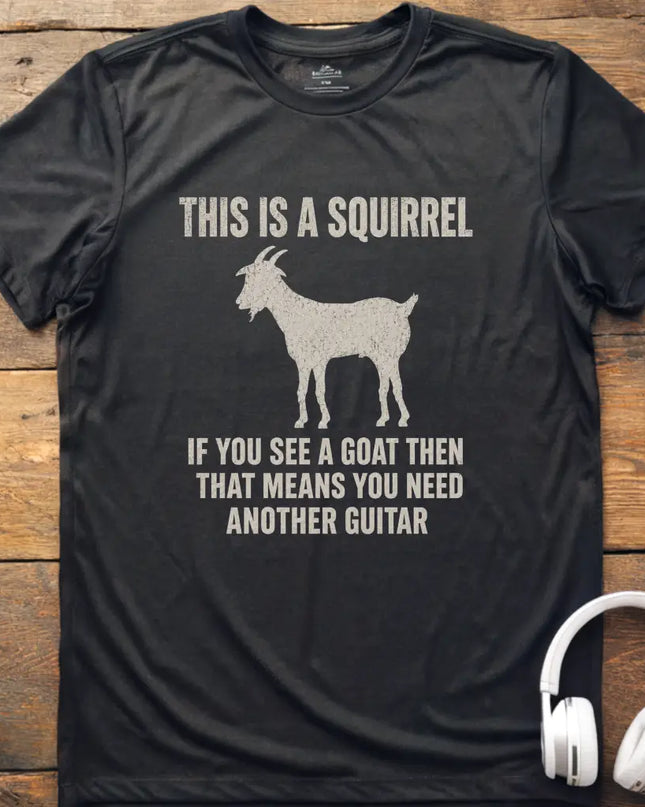 Squirrel Guitar T-Shirt