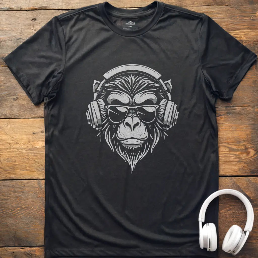 Monkey Headphones T-Shirt