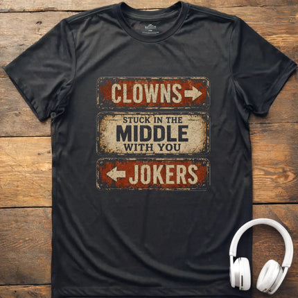 Clown Jokers Middle T-Shirt