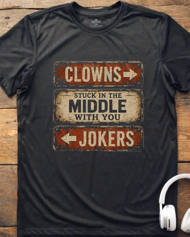 Clown Jokers Middle T-Shirt