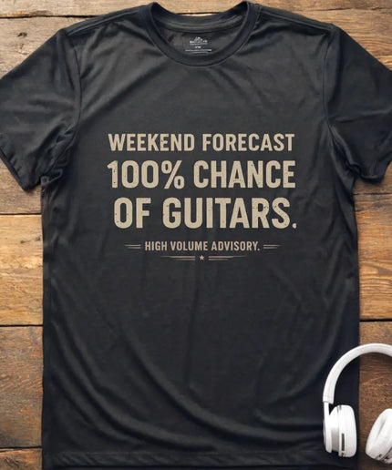 Weather Forecast Guitars T-Shirt