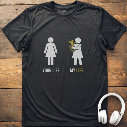 Life Female Tenor Horn T-Shirt