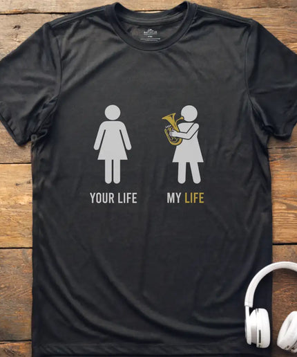 Life Female Tenor Horn T-Shirt