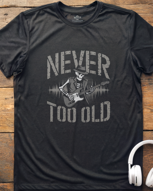 Never Too Old Guitar T-Shirt