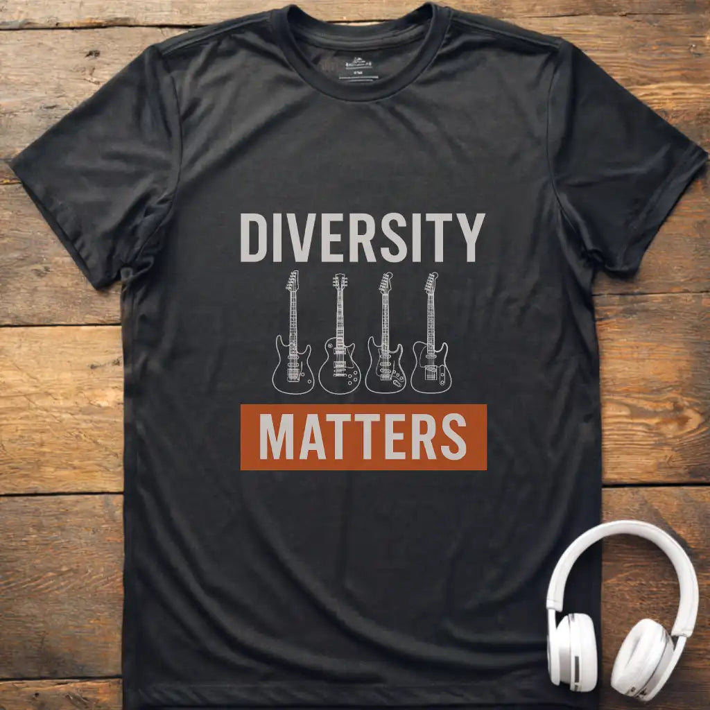 Diversity Matters Guitar T-Shirt