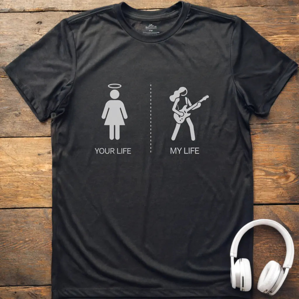 Life Guitar Female 1 T-shirt