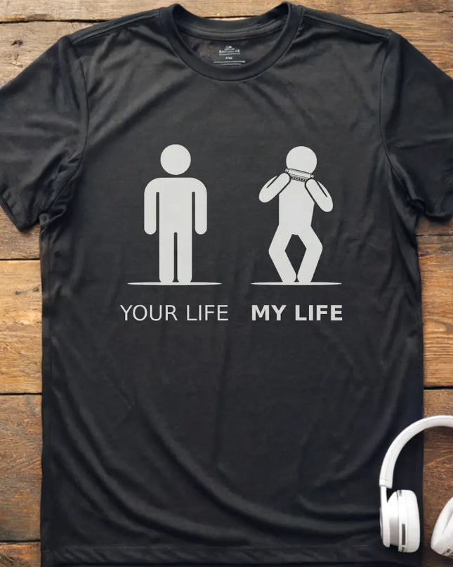 My Life Harmonica T-Shirt