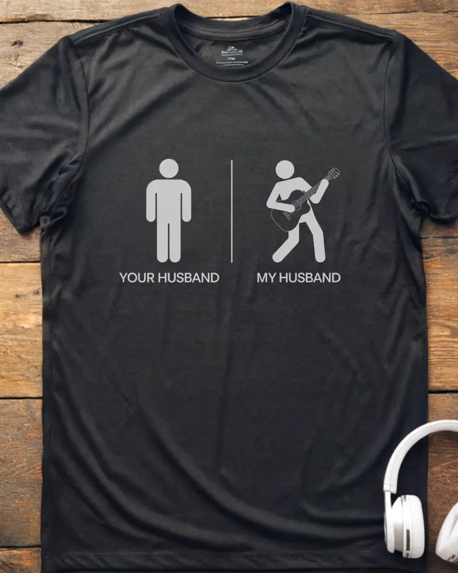My Husband Guitar T-shirt