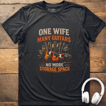 One Wife Many Guitars T-Shirt