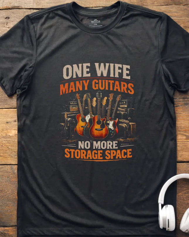 One Wife Many Guitars T-Shirt