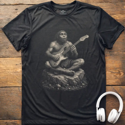 Caveman Guitar T-Shirt
