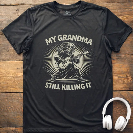 Grandma Still Guitar T-Shirt