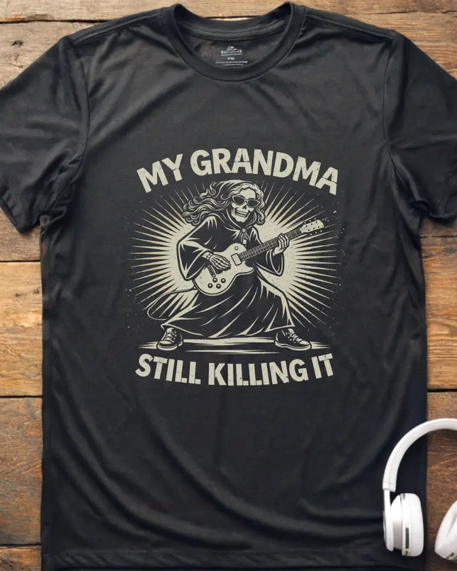 Grandma Still Guitar T-Shirt