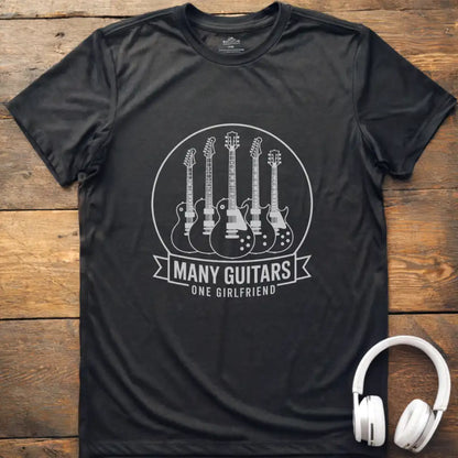 Many Guitars Girlfriend T-Shirt