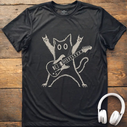Rock Cat Guitar T-Shirt