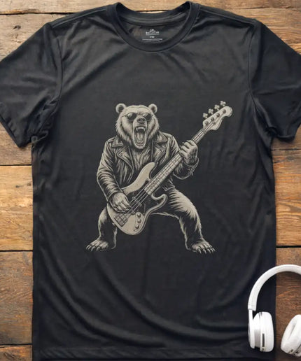 Bear Bass Guitar T-Shirt