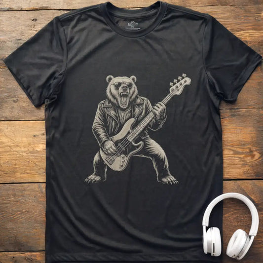 Bear Bass Guitar T-Shirt
