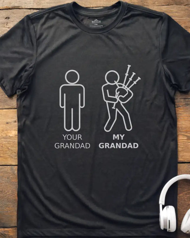 KIDS Grandad Bagpipes T-Shirt