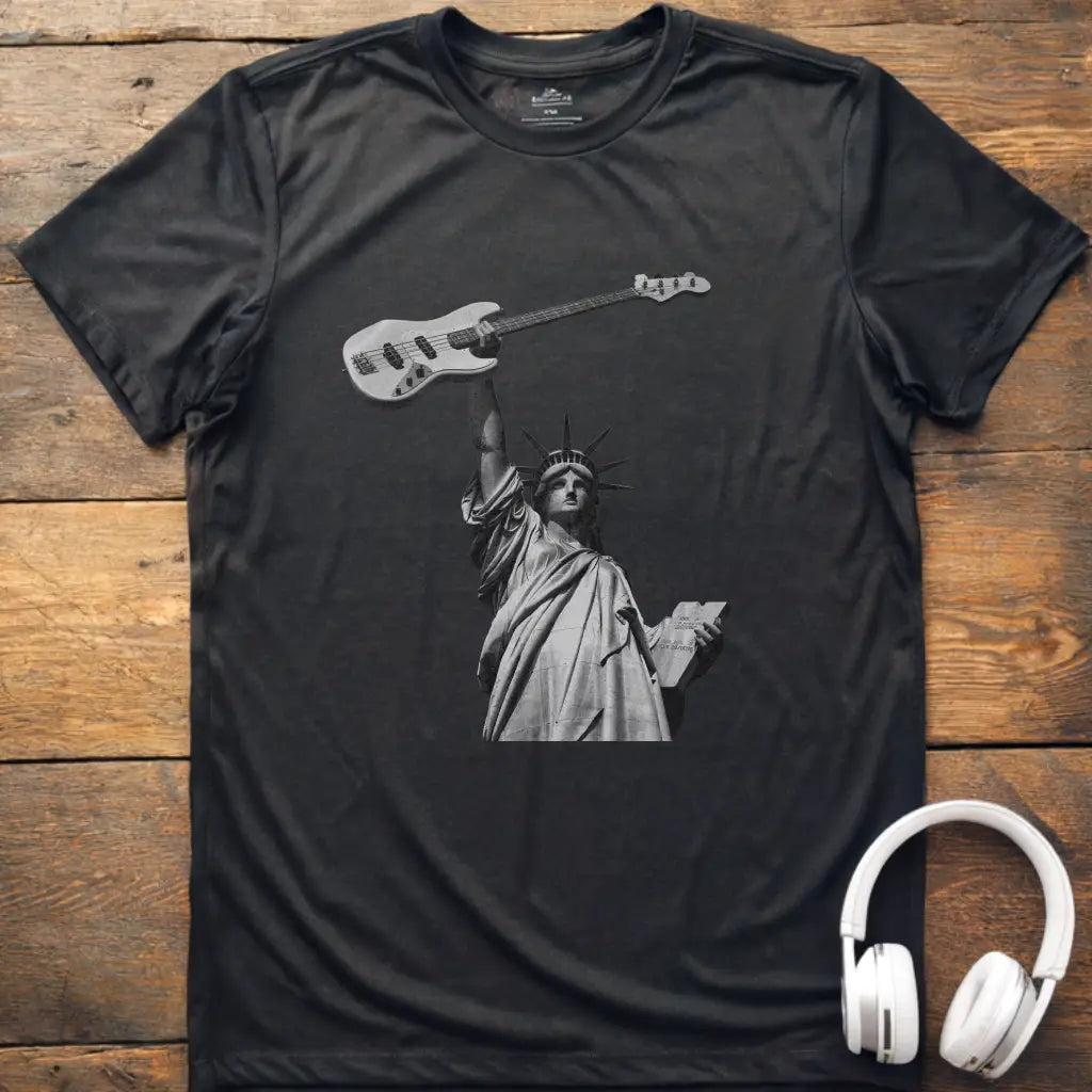 Statue Guitar T-Shirt