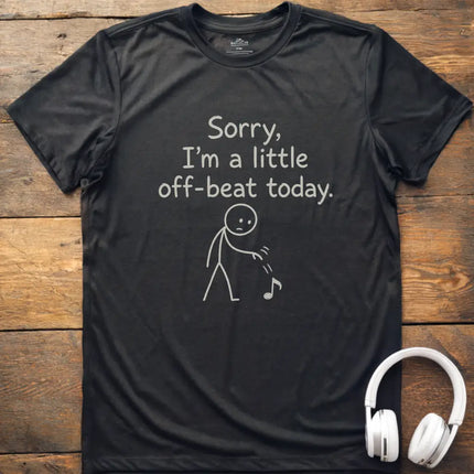 Sorry Off Beat Note T-Shirt