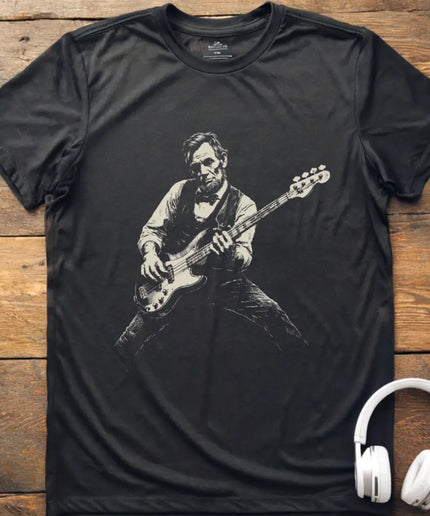 Lincoln Bass Guitar T-Shirt