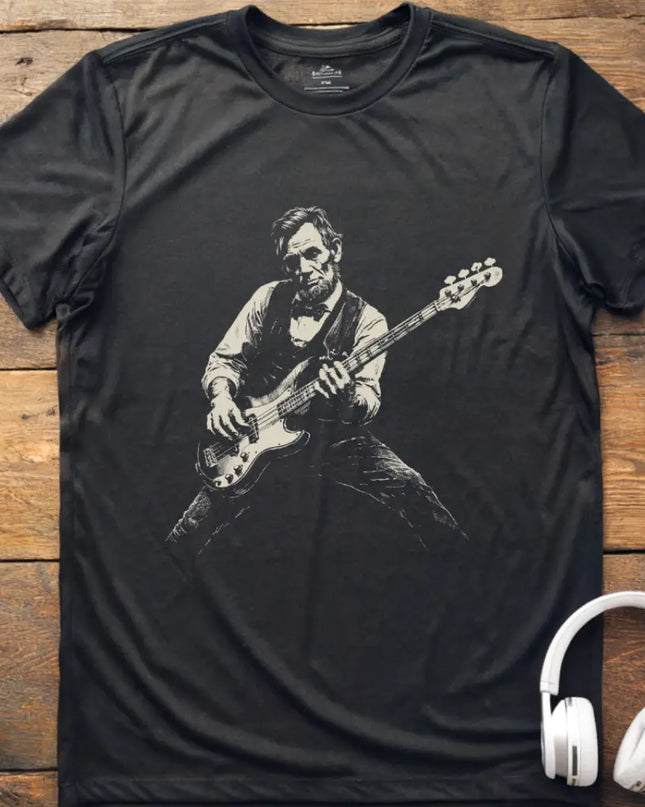 Lincoln Bass Guitar T-Shirt