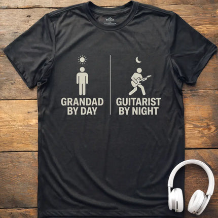 Grandad Guitarist Night T-Shirt