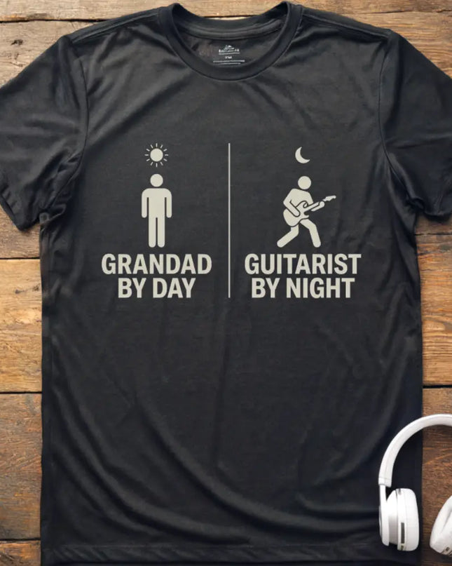 Grandad Guitarist Night T-Shirt
