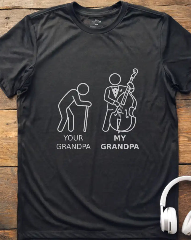 KIDS Grandpa Double Bass T-Shirt