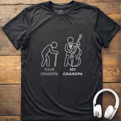 KIDS Grandpa Double Bass T-Shirt