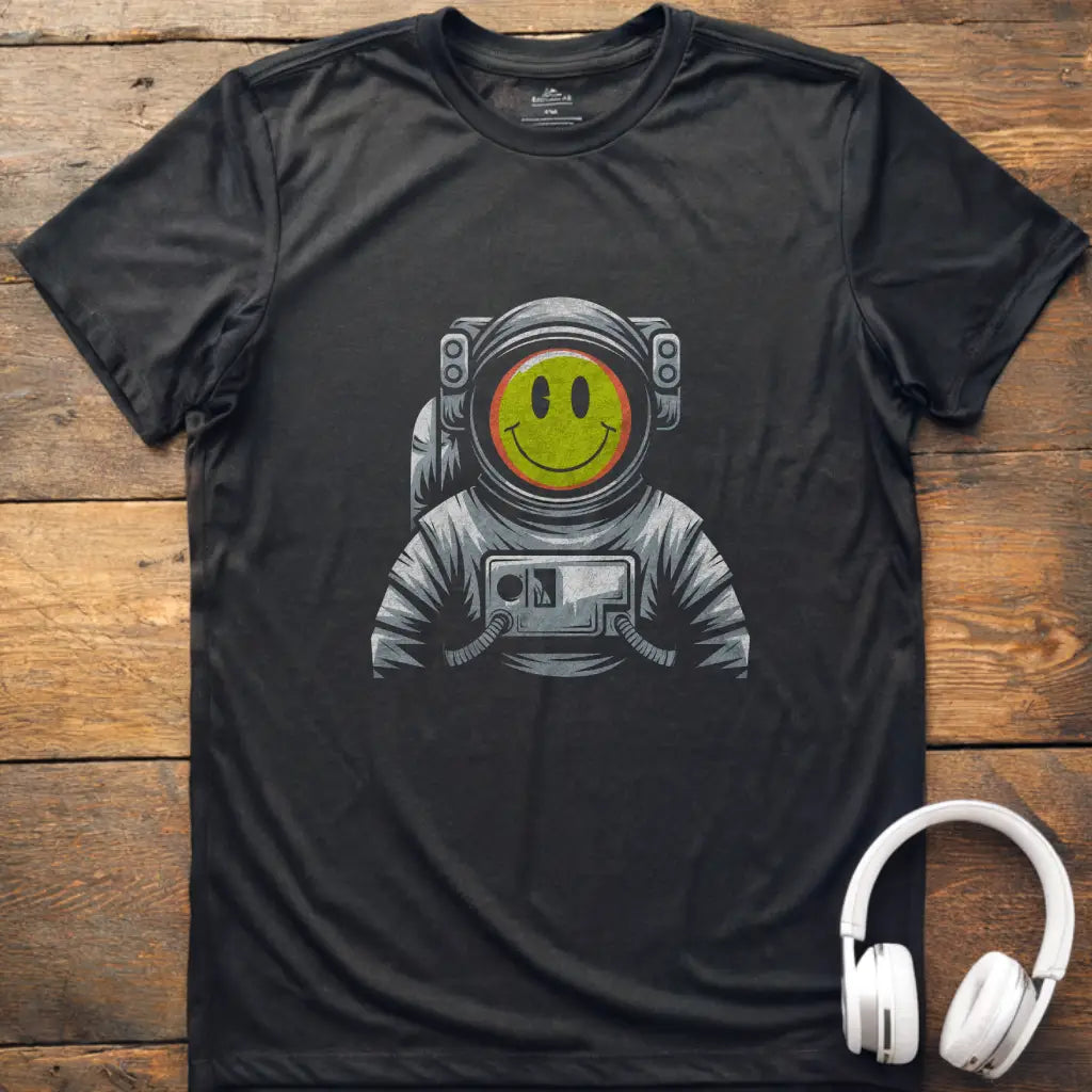 Smiley-Astronauten-T-Shirt