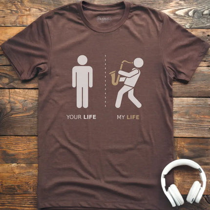 Life Sax Male T-Shirt