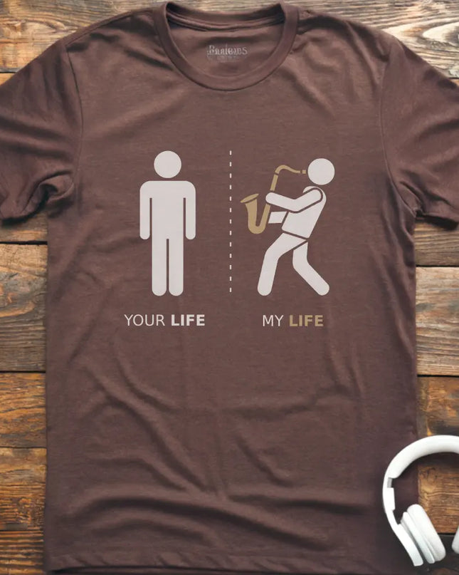 Life Sax Male T-Shirt