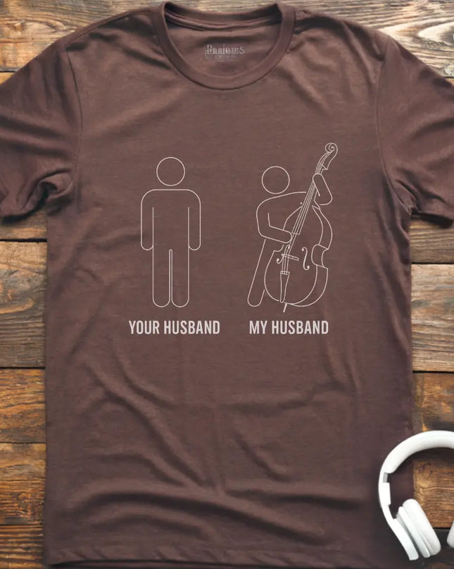 Husband Double Bass T-Shirt