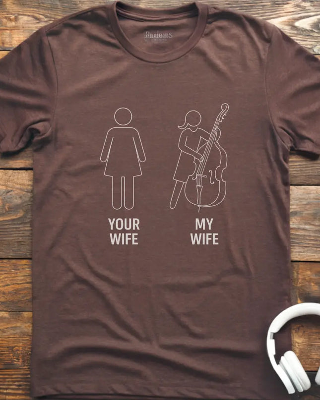 Wife Double Bass T-Shirt