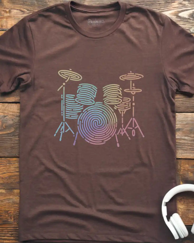 Neon Drums T-Shirt