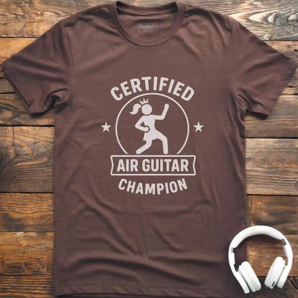 Certified Air Guitar F T-Shirt