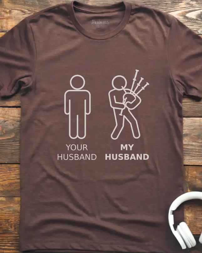 Husband Bagpipes T-Shirt