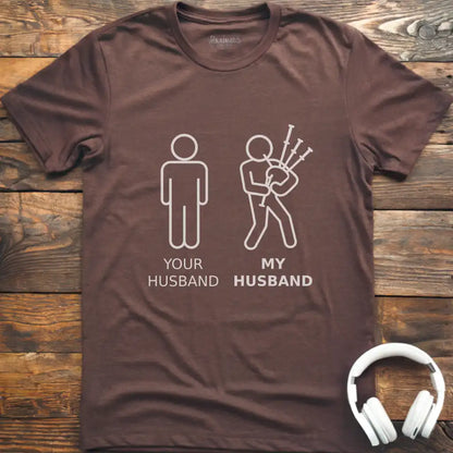 Husband Bagpipes T-Shirt
