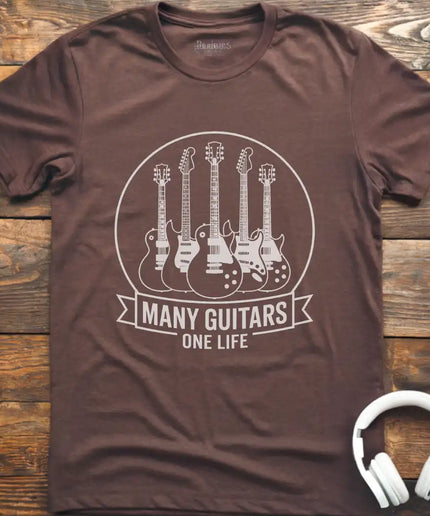 Many Guitars One Life T-Shirt