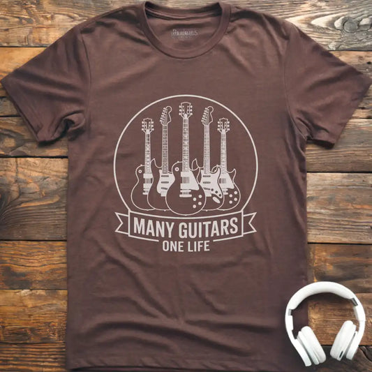 Many Guitars One Life T-Shirt